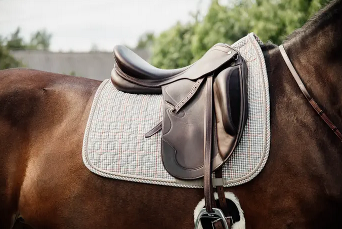 Kentucky Saddle Pad Pied de Poule dressage