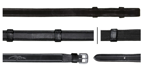 Dy'on 5/8 Hunter Reins With 7 Leather Loops (Without Stopper)