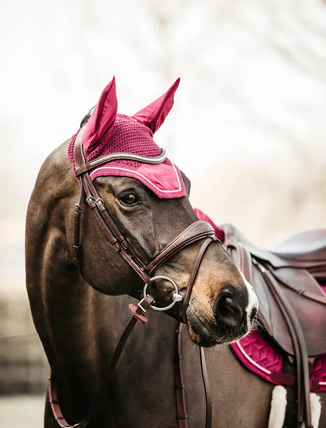 fly veil fuchsia