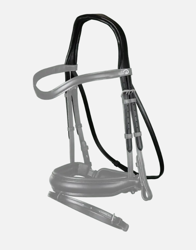 Dy'on Dressage Headpiece Flat Leather