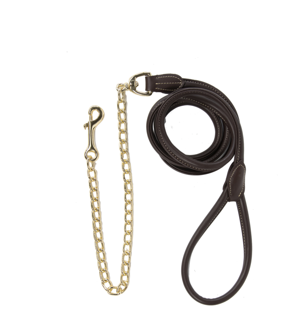 Kentucky Leather Chain Lead