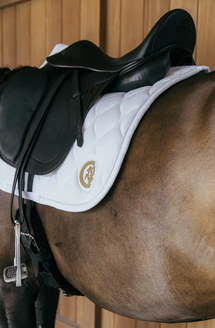 Kentucky Saddle Pad Wave 3D Logo Dressage