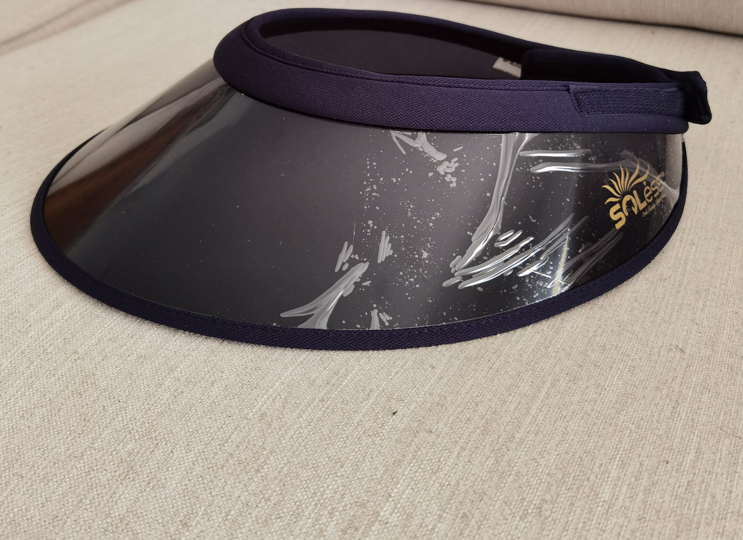 Soless Visor Navy Velcro
