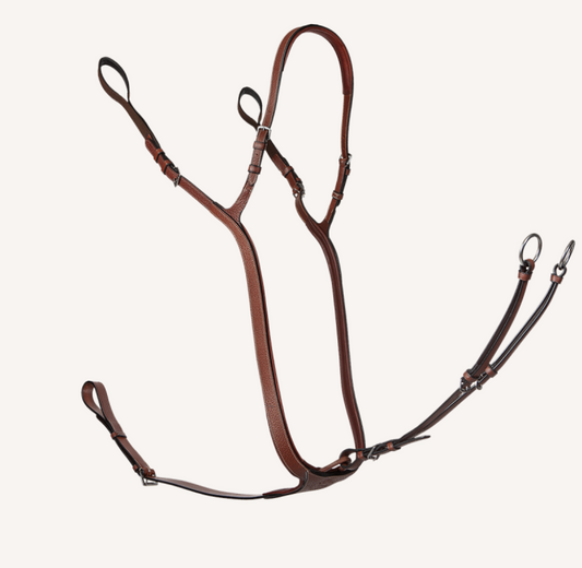 Butet 3 point breastplate, premium leather