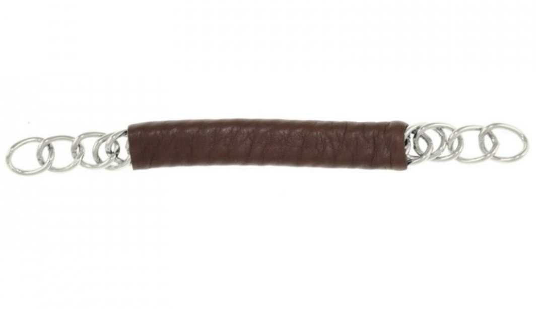 Metalab Leather Covered Curb Chain