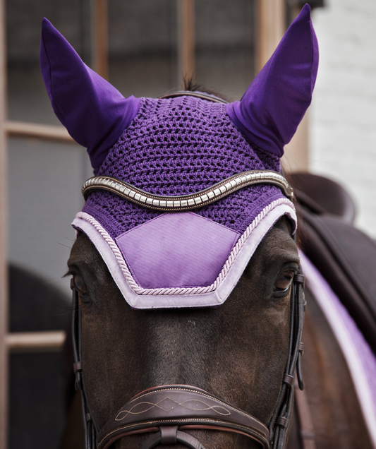 Kentucky Fly Veil Wellington Velvet Contrast