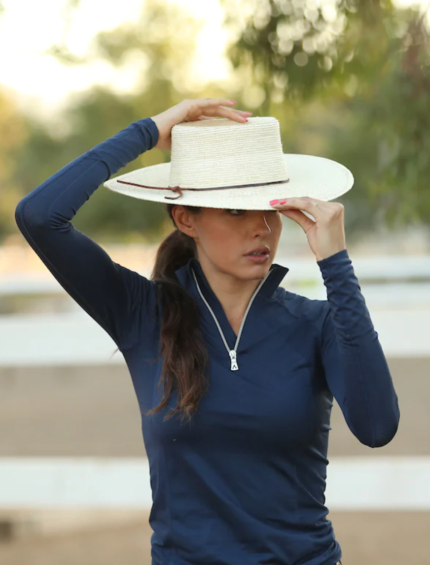 Anique Signature Sun Shirt Navy