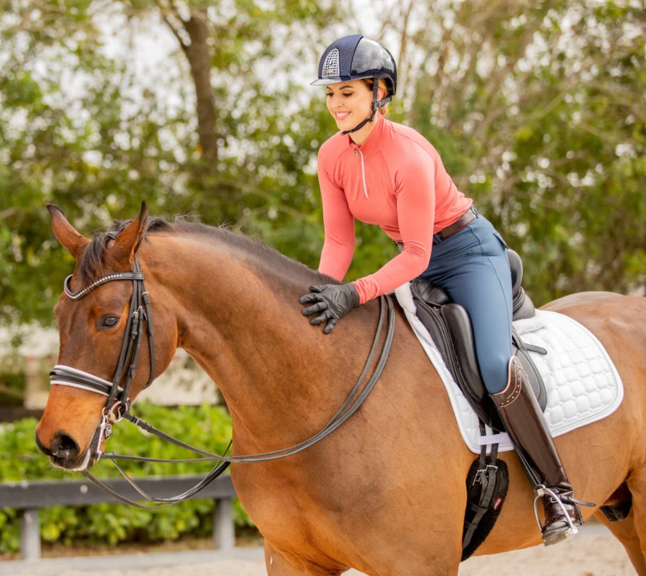 Anique Signature Sun Shirt Coral