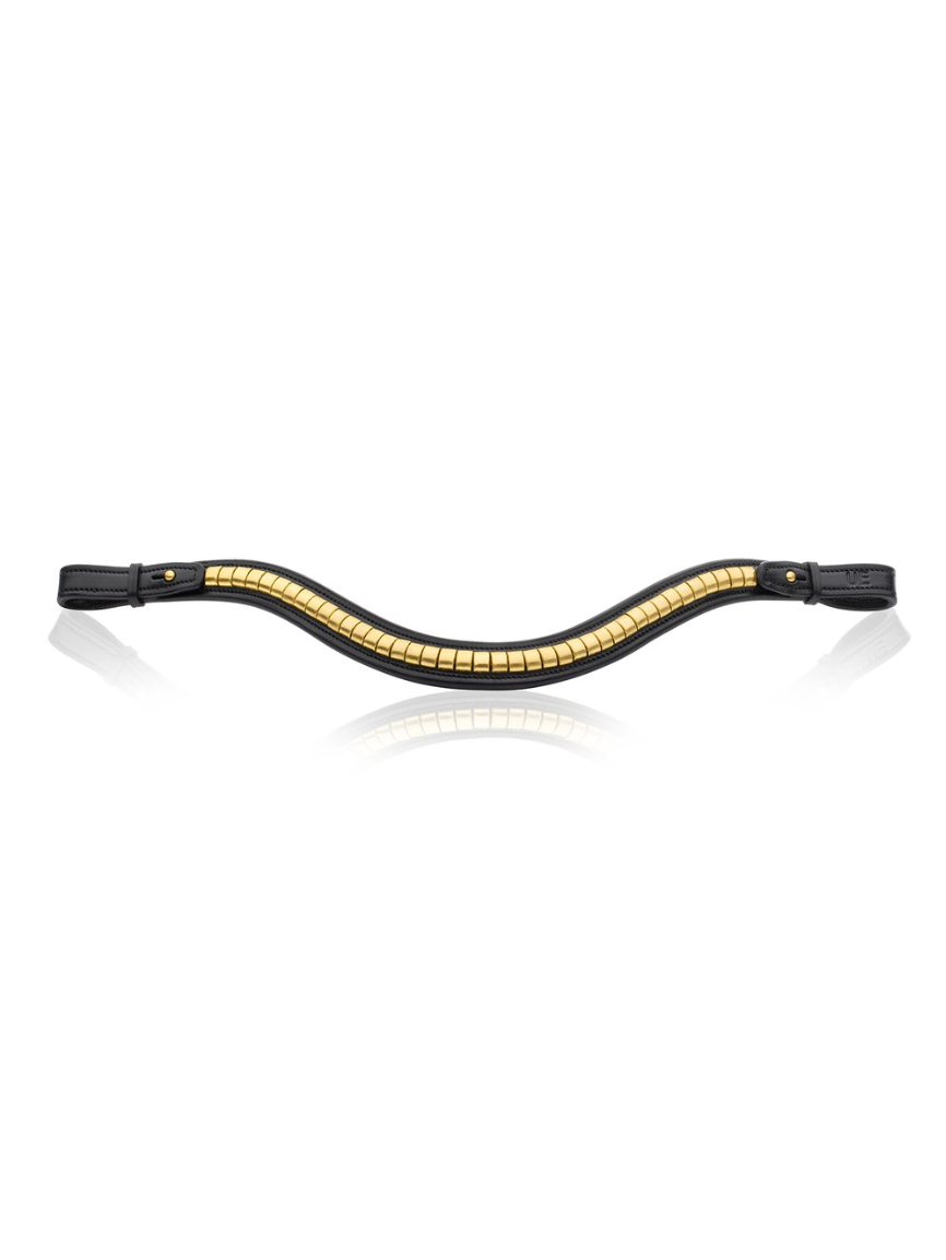 Utzon browband clinchers black and brass