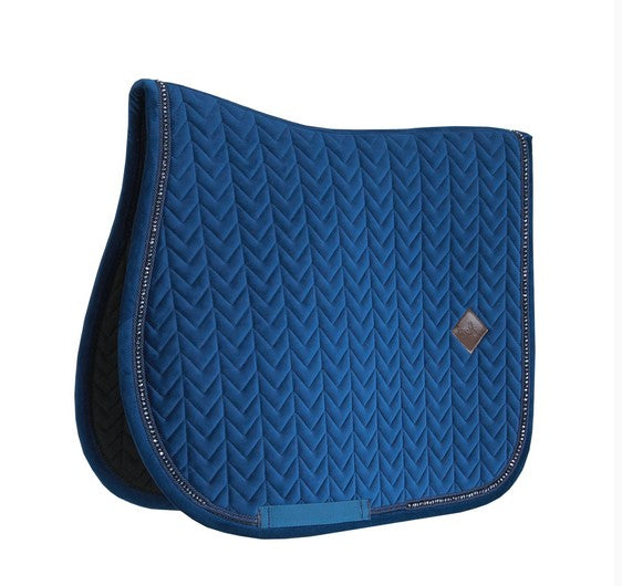 Kentucky Saddle Pad Velvet Pearls show jumping