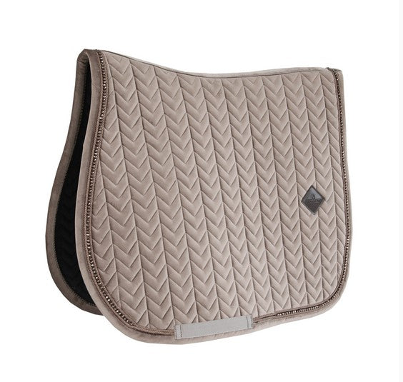 Kentucky Saddle Pad Velvet Pearls show jumping