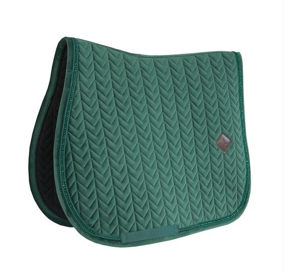 Kentucky Saddle Pad Velvet Pearls show jumping