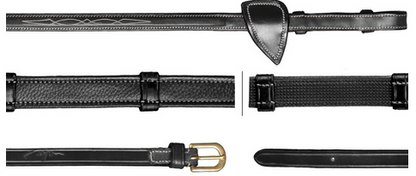 Dy'on 5/8 Hunter Reins With 7 Leather Loops