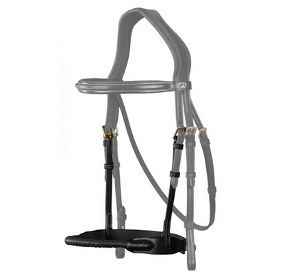 Dy'on Leather Covered Rope Noseband