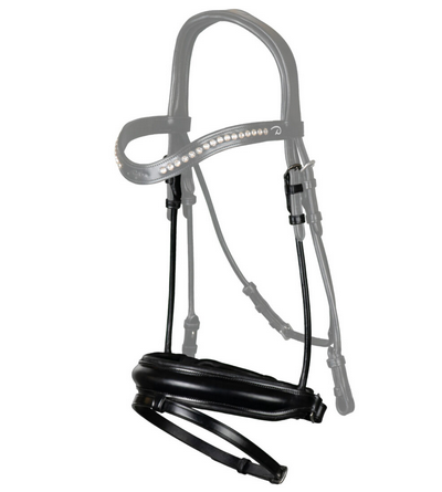 Dy'on Matte Medium Crank Noseband With Flash