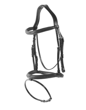 Dy'on Plaited Flash Noseband bridle