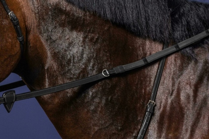 Dy'on 1/2 Howlett Rubber Reins With 7 Leather Loops