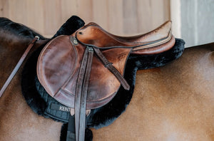 Kentucky Saddle Pad Hunter Vegan Sheepskin show jumping