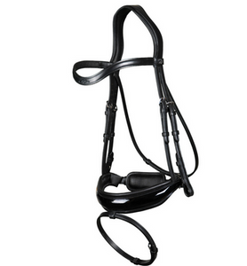 Dy'on Patent Large Crank Noseband Bridle With Flash