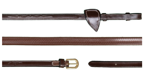 Dy'on 1/2 Rubber Reins With 7 Leather Loops