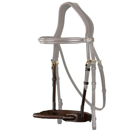 Dy'on Leather Covered Rope Noseband