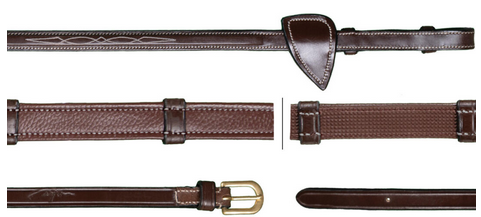 Dy'on 5/8 Hunter Reins With 7 Leather Loops