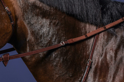 Dy'on 1/2 Howlett Rubber Reins With 7 Leather Loops