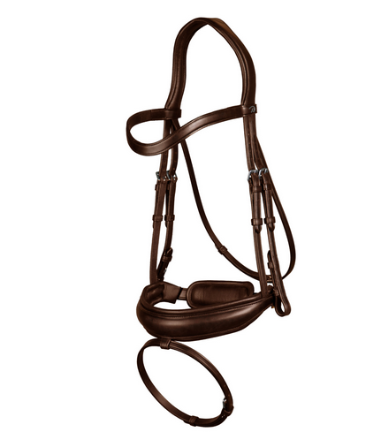 Dy'on Matte Large Crank Noseband Bridle With Flash