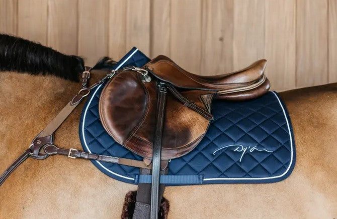 Dy'on Diamond Saddle Pad show jumping