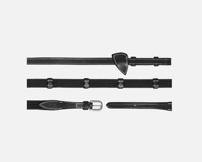 Dy'on Web reins with 9 leather loops