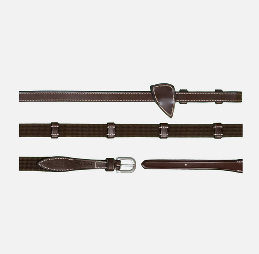 Dy'on Web reins with 9 leather loops