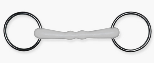 Metalab Loose ring snaffle Flexi straight bar 19mm