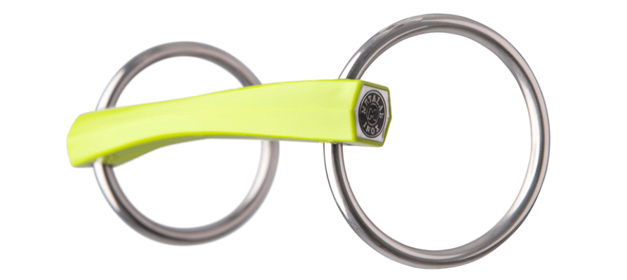 Metalab Loose ring Snaffle Flexi straight bar 19mm