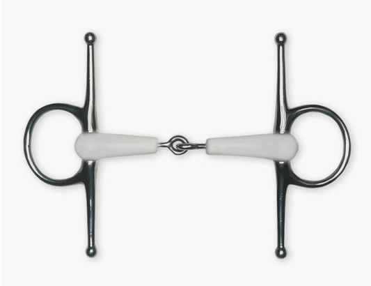 Metalab Full Cheek Snaffle Flexi Single Jointed