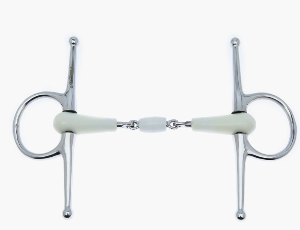 Metalab Full Cheek Snaffle Flexi Double Jointed