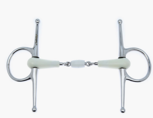 Metalab Full Cheek Snaffle Flexi Double Jointed