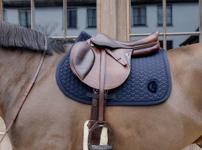Kentucky Saddle Pad Plaited 3D logo JUMPING