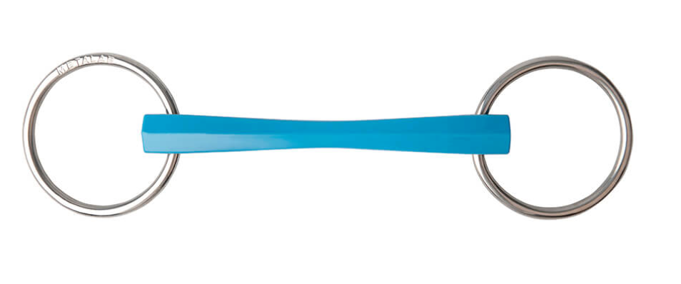 Metalab Loose ring Snaffle Flexi straight bar 19mm