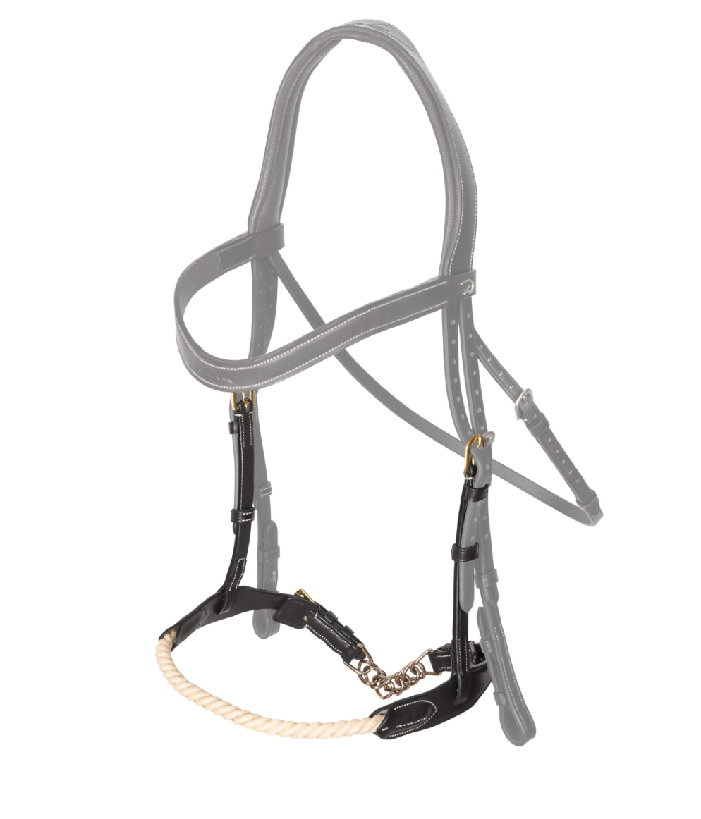 rope noseband for bridle