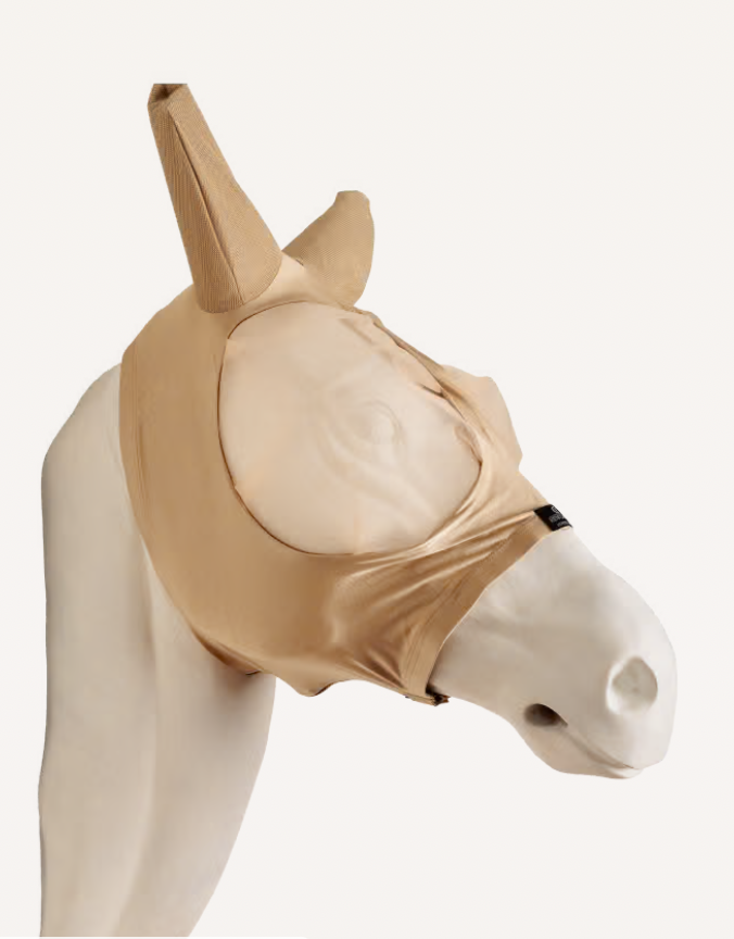 Kentucky fly mask slim fit for fly protection in beige