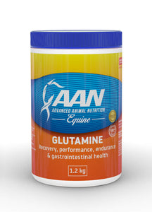 AAN Glutamine 1.2kg improves the recovery, preformance, endurance & gastrointestinal health of your horse