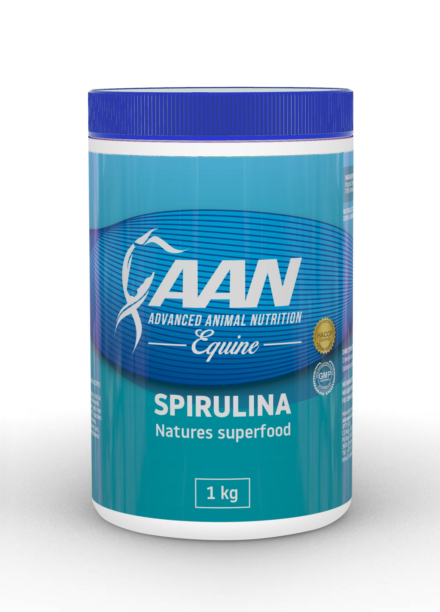 AAN Spirulina is a breathing supplement which improves your horses respiratory health