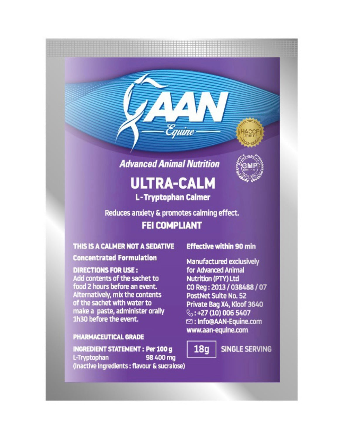 AAN Ultra-Calm Sachets