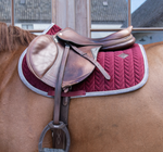 Load image into Gallery viewer, Saddle Pad SHOWJUMPING Velvet Contrast
