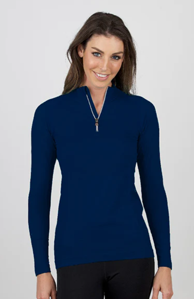 Anique Signature Sun Shirt Navy