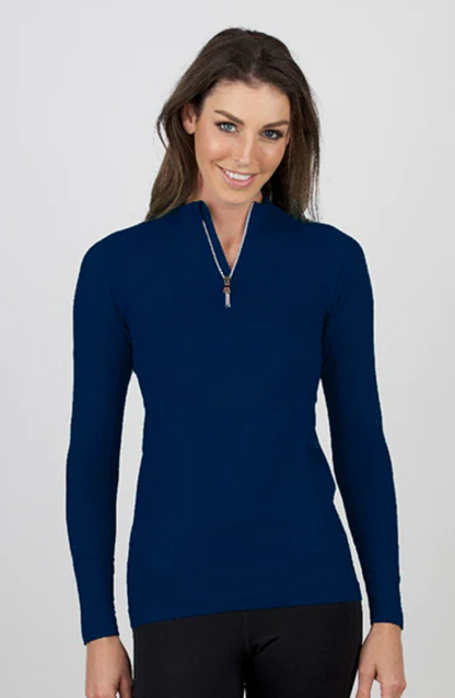 Anique Signature Sun Shirt Navy