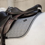 Load image into Gallery viewer, Kentucky Saddle Pad Pied De Poule show jumping
